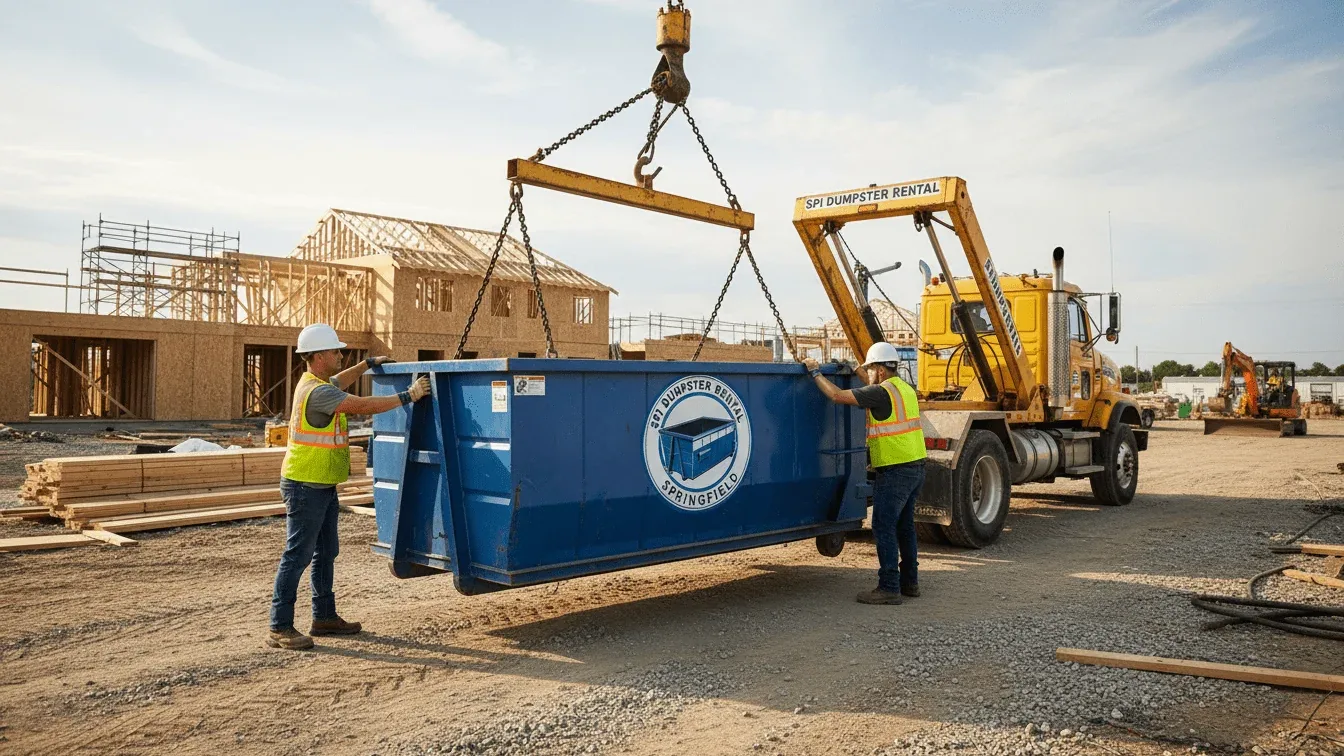 Construction Dumpster Rental in Springfield, IL