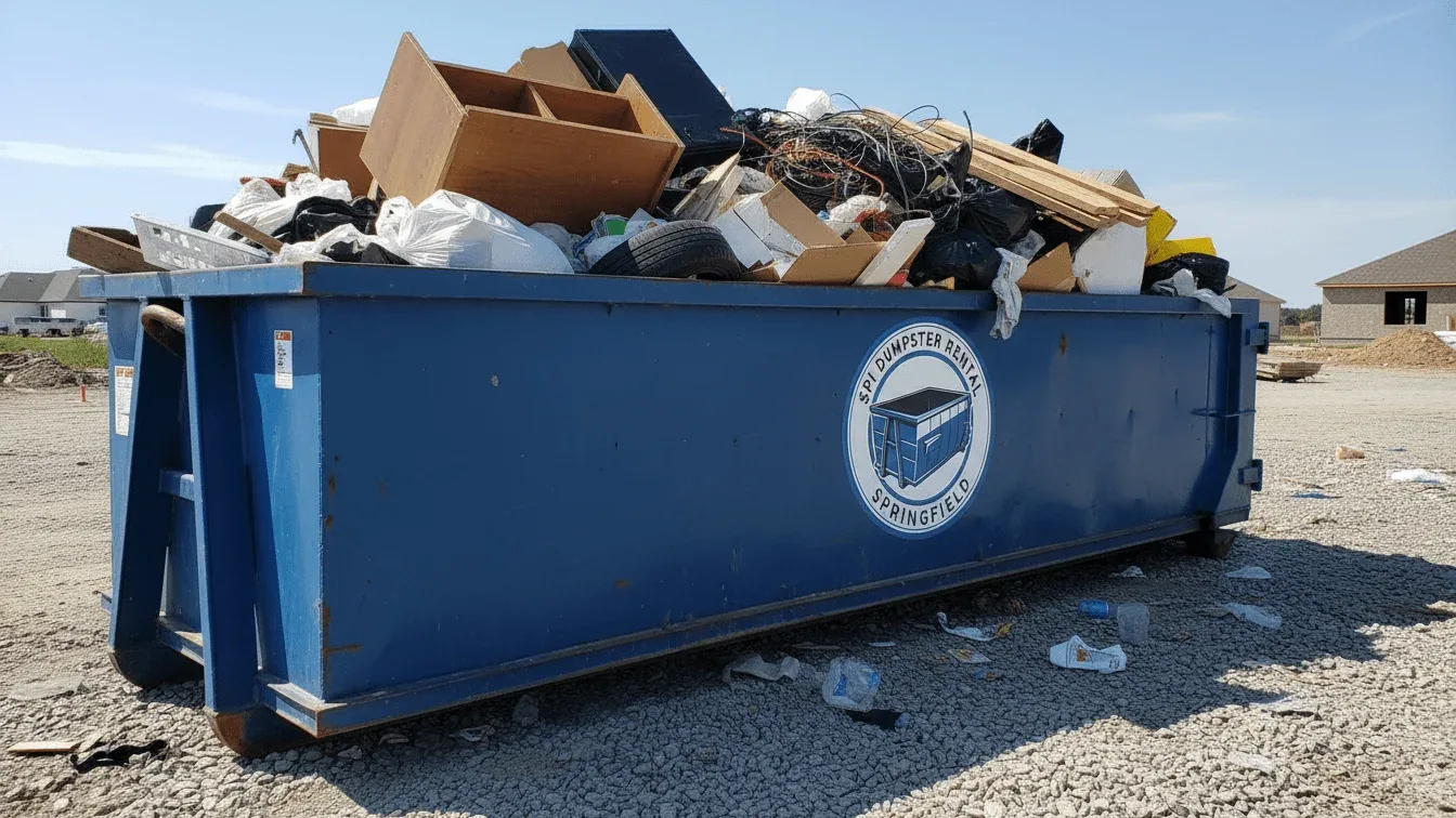 Junk Removal in Springfield, IL — SPI Dumpster Rental Springfield