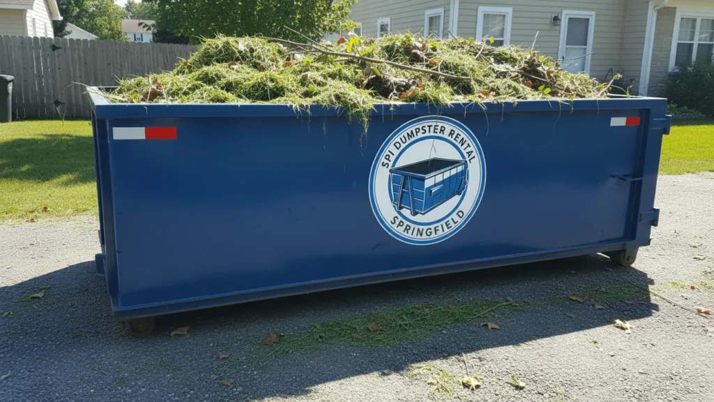 Yard Waste Dumpster Rental Springfield